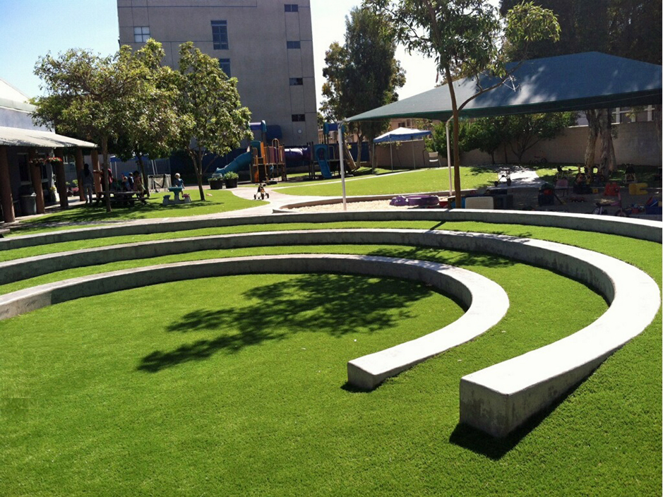 Garden Outdoor Artificial Turf Brown Tan Synthetic Popular Mat PP PE