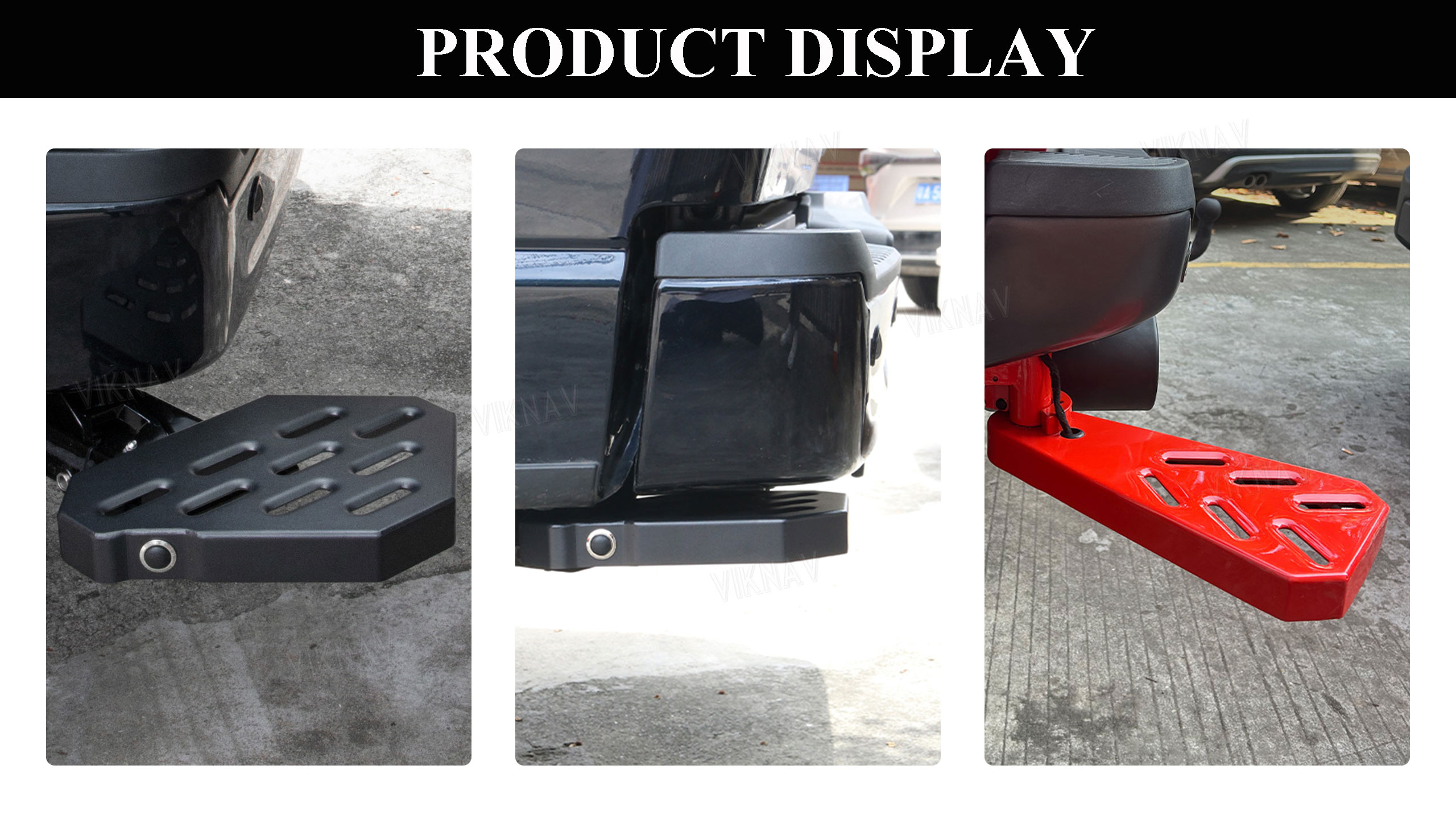 Viknav RearBedstep Retractable Bumper Truck Tailgate Step Suitable for Ford Raptor F150 rear tailgat