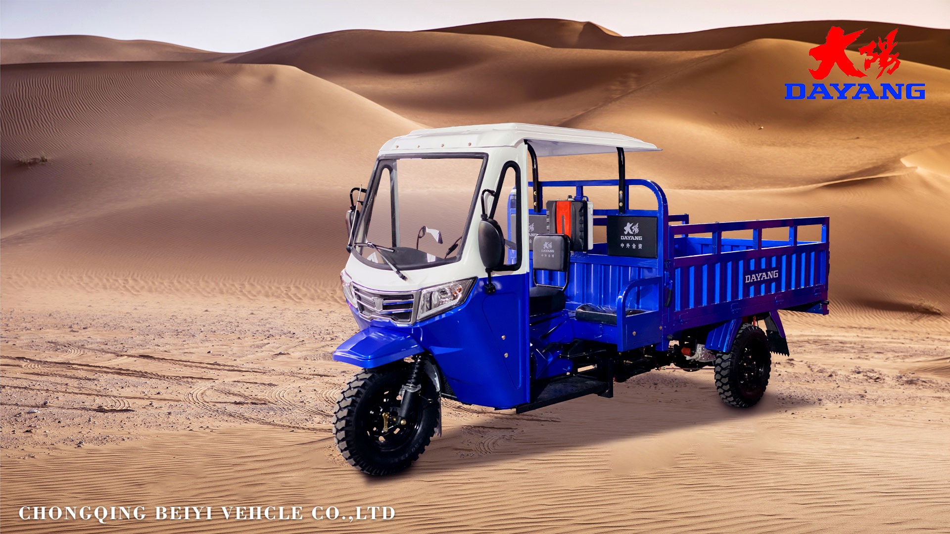 Motor Tricycle Cargo Tricycle in Sri Lanka with Grade Ability ≥25° and 12V Voltage