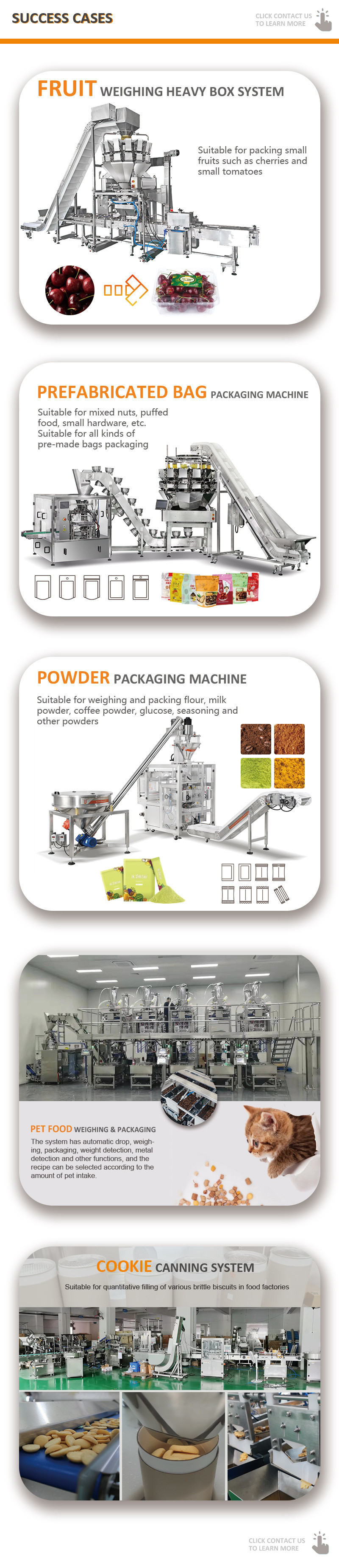 PLC Electronic Weighing Scales Steak Fish Chicken Seafood Shrimp Sausage Weight Multiheads Belt Feeder Combination