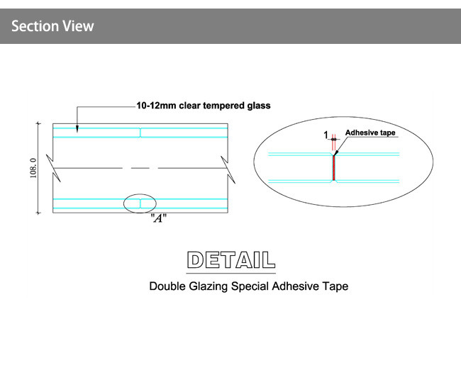 Panorama Glass Partition Room Divider Adjustable Full Height Partition System