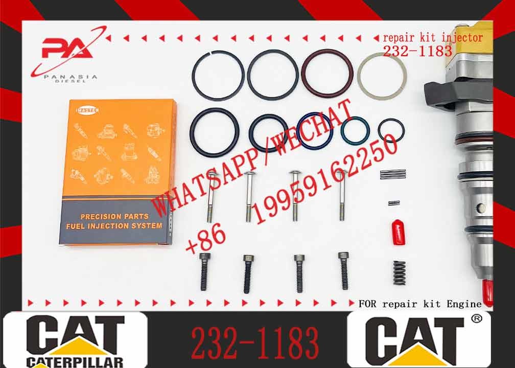 3412 Engine Diesel Fuel Injector 232-1183 Fuel injector Common Rail Fuel Injector 2321183 Spare Parts Injection Nozzle