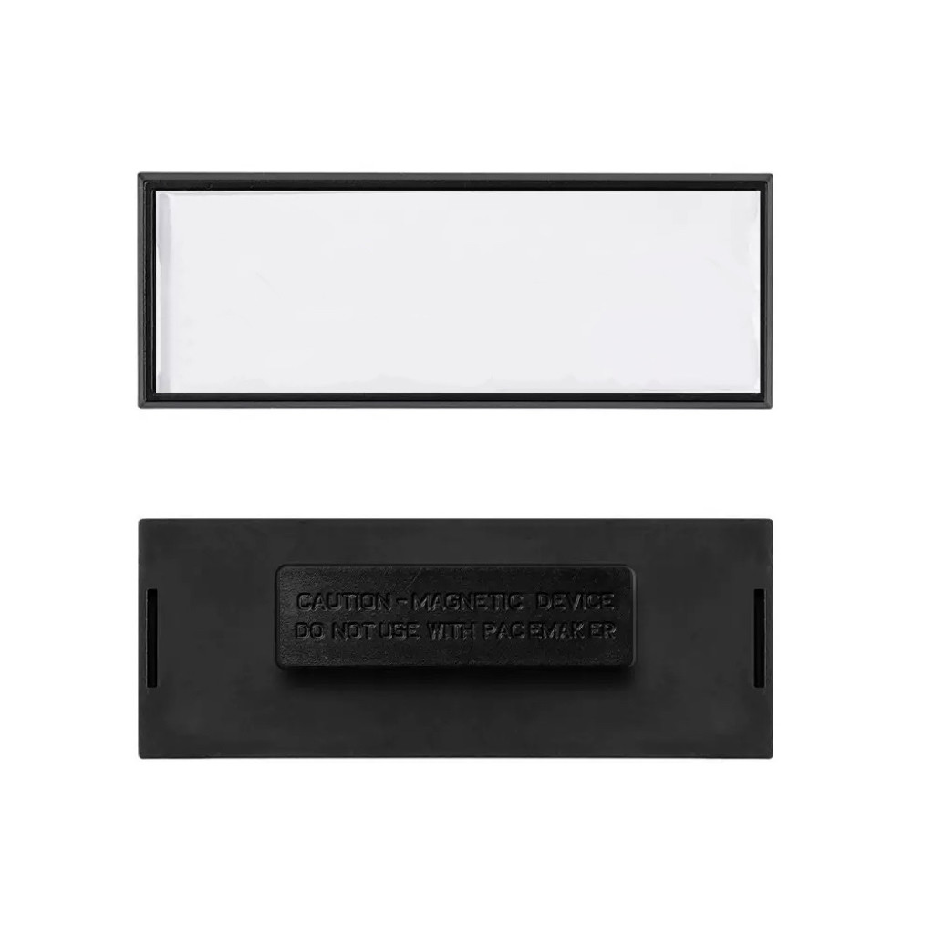 DIY Customized Wooden Sublimation Magnetic Name Tags Blanks For Photo Printing