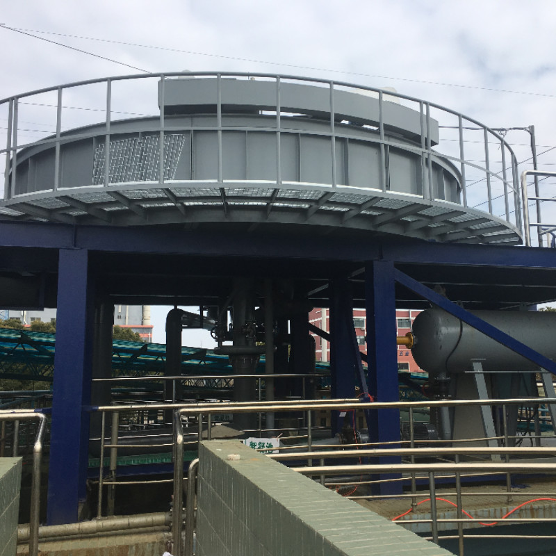 Round Shallow DAF Dissolved Air Flotation TSS Removal Equipment For Wastewater Treatment