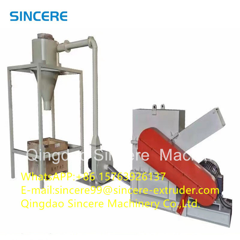 300kg/H Plastic Waste Pipe / Film / Bottle Recycled Pelletizing Machinery
