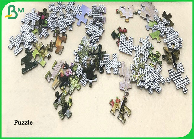 350g 400g 450g Grey Color Foodgrade Puzzle Board For Baby Puzzles Making 