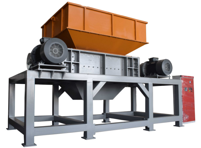 Double Shaft Scrap Metal Shredder PLC Control Metal Recycling Machine Double Shaft Scrap Metal Shredder