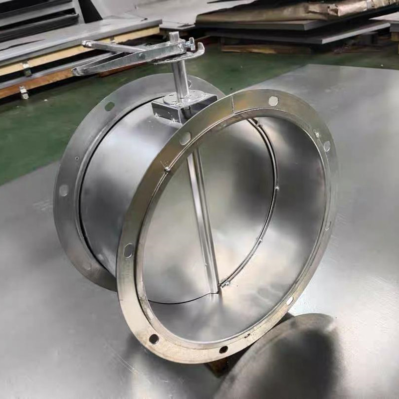 DN100 Stainless Steel Butterfly Valve All Purpose PTFE And Vinyl With Durable Clamp