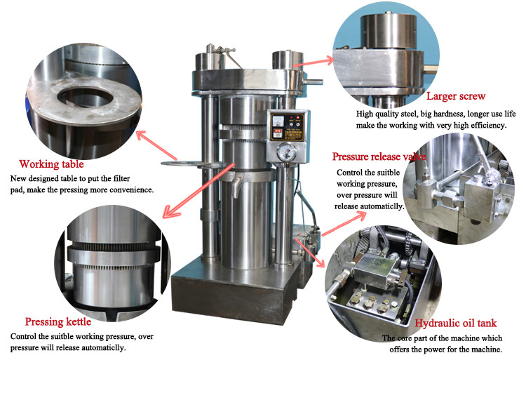 Hydraulic Coconut Oil Making Machine Oil Extracting Machine 60Mpa