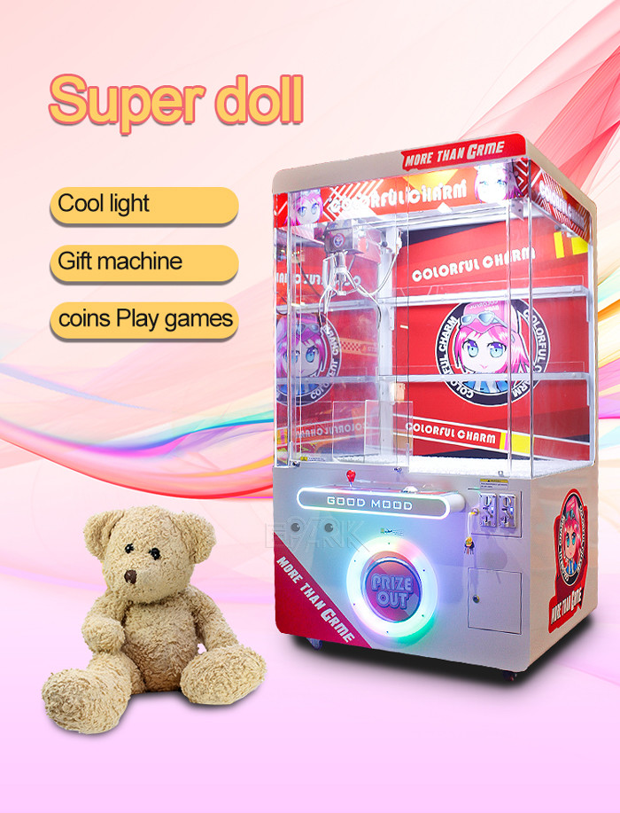 Super Doll Gift Game Vending Machine With Anti Theft System