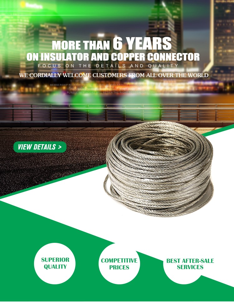 Easy installation flexible electric 6square round stranded copper insulated wire