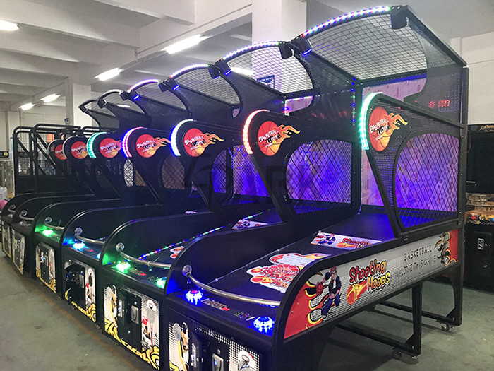 Professional Street Electric Arcade Basketball Game Machine with Metal Frame