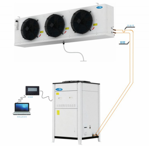 220V 50Hz Coldroom Condensing Unit Hermetic Scroll 5HP Condensing Unit