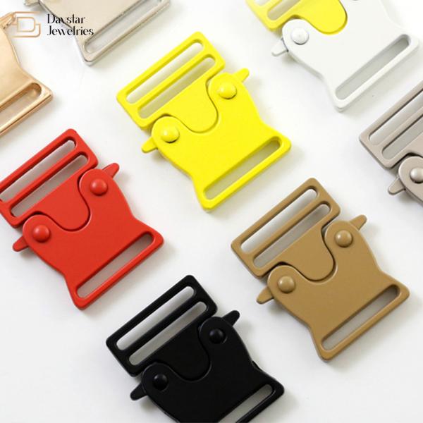 Metal Buckle Quick Side Release Clasp Adjustable Belt Webbing Pet Collar