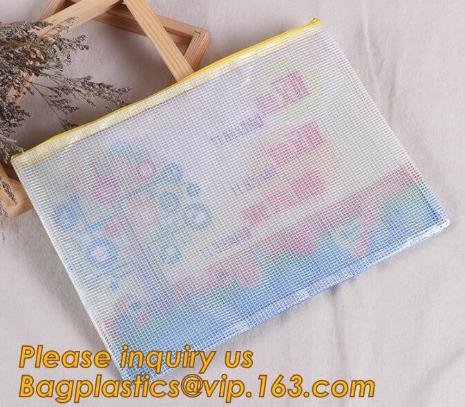 Plastic Bag OEM Custom PVC Loop Handle Image Printed Plastic Shopping Bag,Promotional Clear Waterproof Plastic Cosmetic