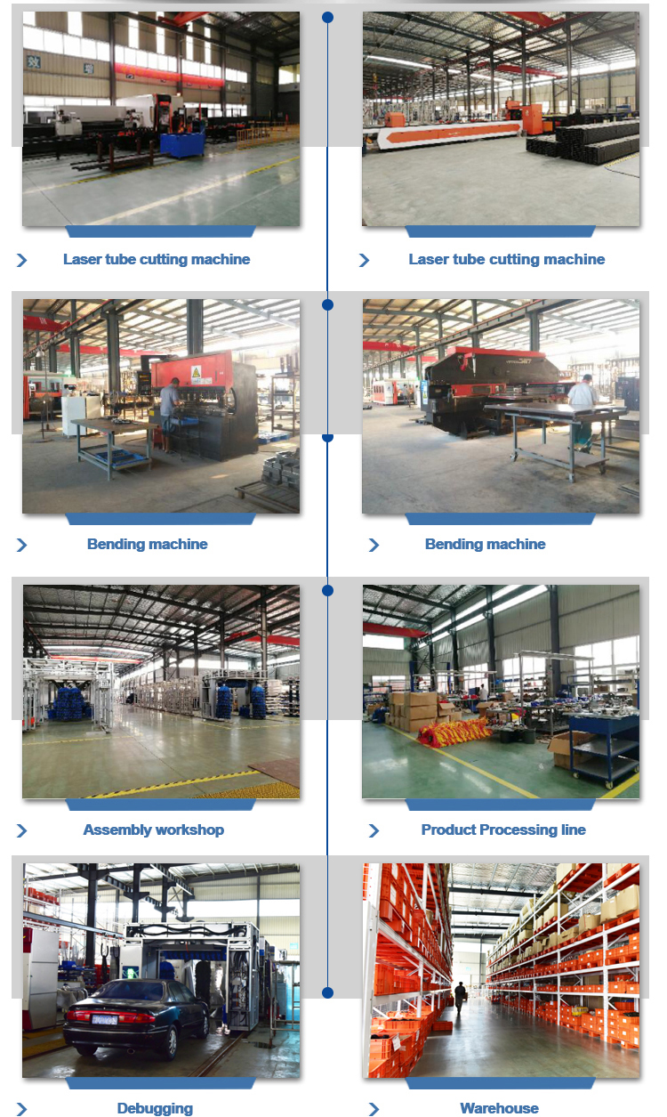 Total Machine Power 39kw Fully Automatic Car Washing System with Foaming Waxing Function