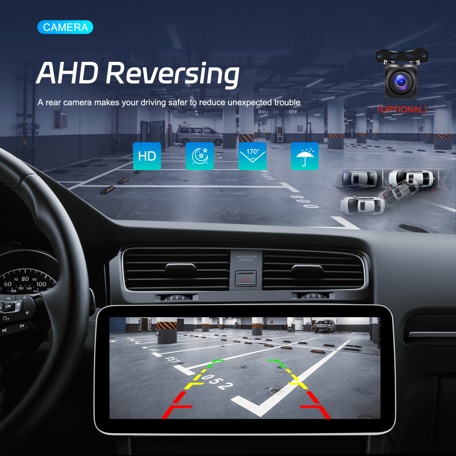 12.3 inch Android 11 4 64GB 4g Car Stereo Navigation GPS Car DVD Radio for Dashboard