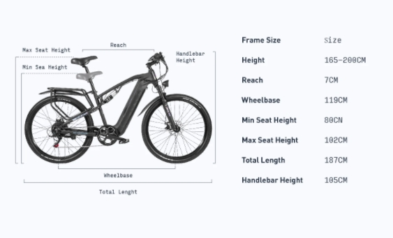 500W 27.5 Inch Electric Mountain Bike Aluminum Alloy Frame Full Suspension Ebike