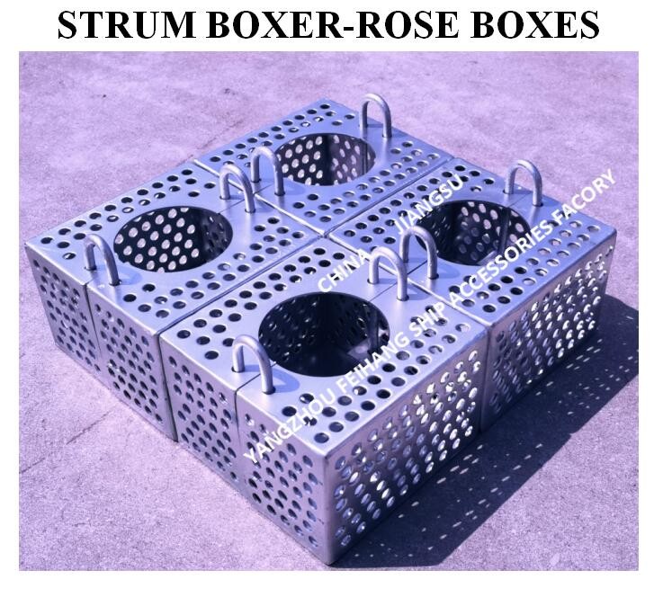 Stainless Steel Filter Rose Box For Bilge Line FH-100A JIS F7206 Mesh 10mm