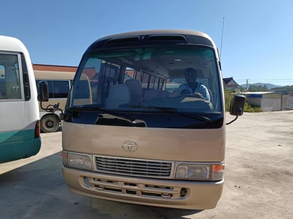 2012 Year 29 Seats Mini Used Coaster Bus Toyota With 1Hz Diesel Engine In Good