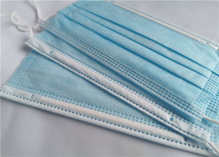 Disposable Earloop Face Mask 3-Ply Non Woven Personal Protective Civil Use