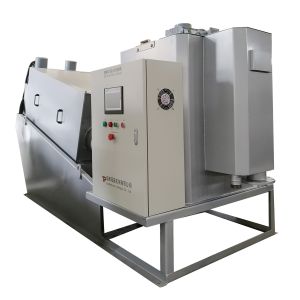 China Field Maintenance and Repair Service Stainless Steel Screw Press Sludge Dewatering Machine on sale