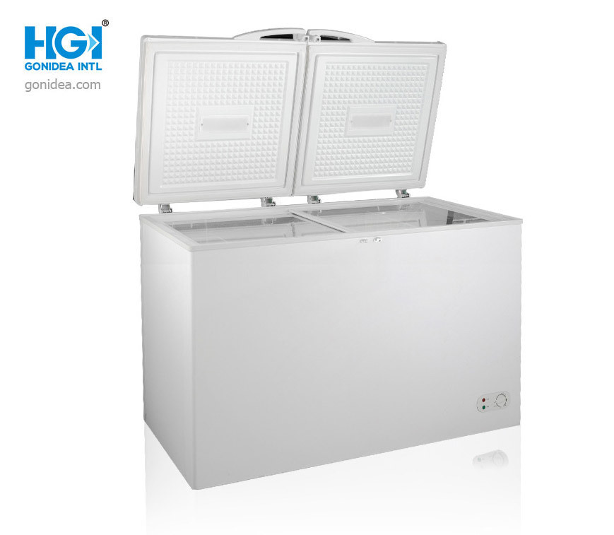 Big Capacity Top Open Commercial Freezer Double Door Chest Freezer Model Bd/Bc-710dq