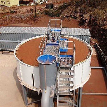 Half Bridge Mining Thickener For Gold Ore Cyanide Leaching Plant