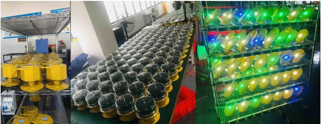 Factory Price IP66 Waterproof Red White Double Head Built-in Photocell Aircraft Obstacle Warning Light LED Low-Intensity LED Aviation Obstruction Light