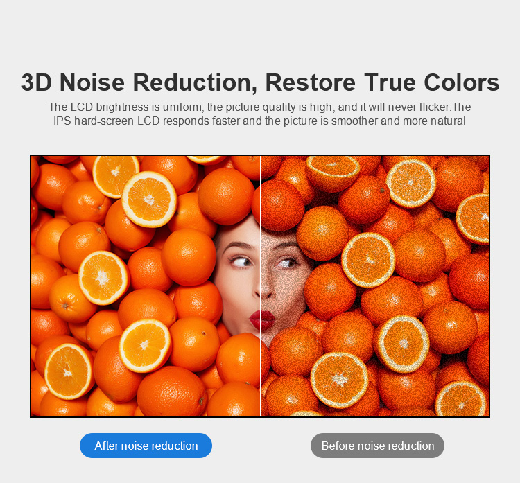 3.5mm LCD TV Creative Video Wall 550cd/M2 55 Inch For Meeting