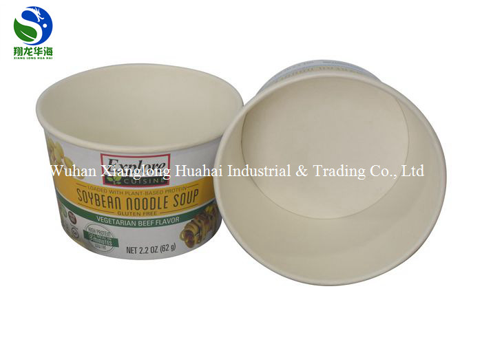 550ML Hot Insulated Paper Soup Bowls Hot Food Cups Custom Logo Printed