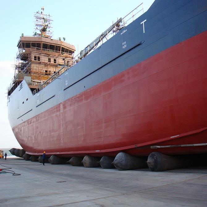 D1x12m 8layers Bv Certificate Inflatable Marine Airbags For Ship Launching Marine Lifting 0