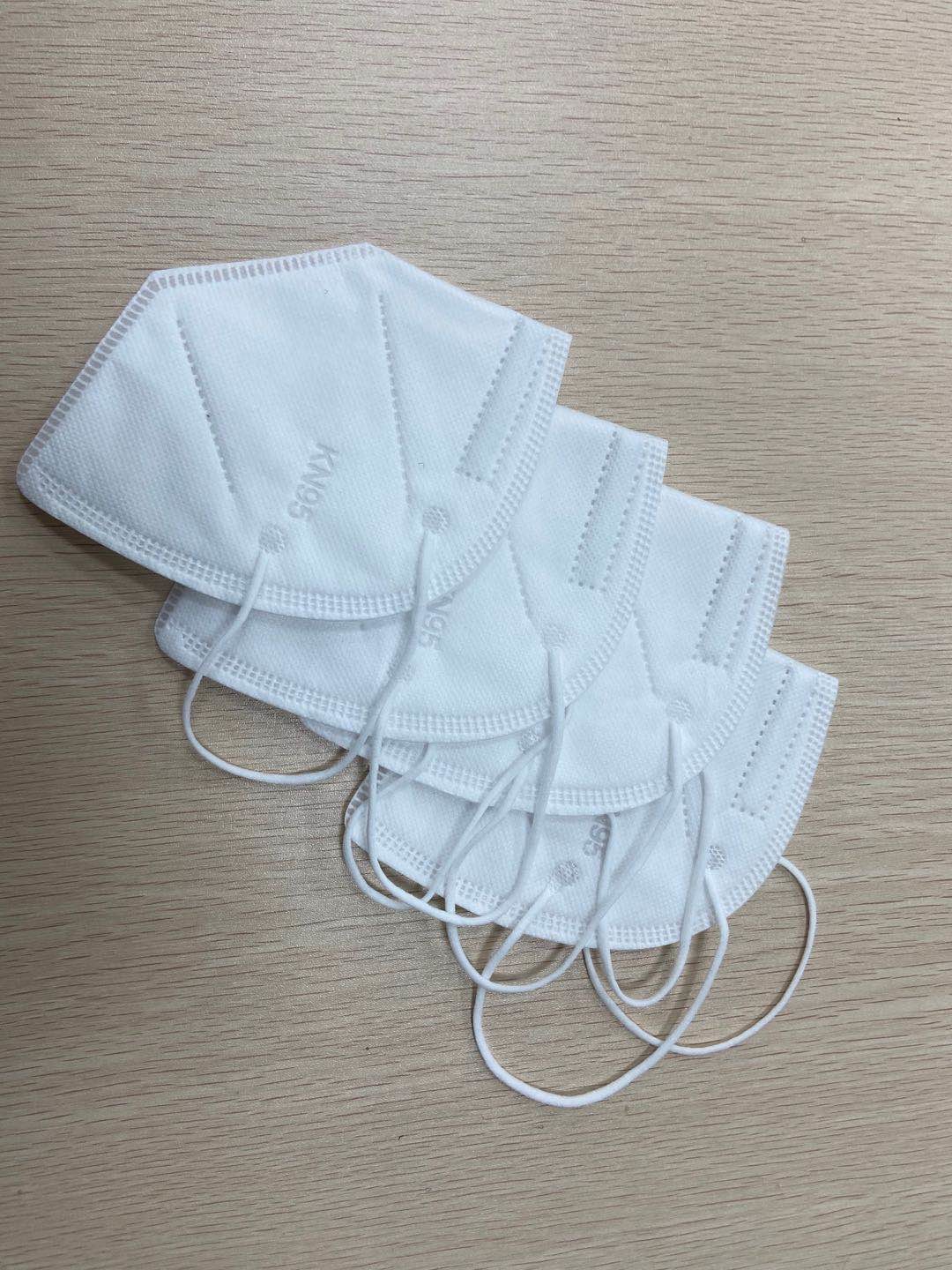Low Breathing Resistance KN95 Reusable Dust Mask 2 Ply Nonwoven Design