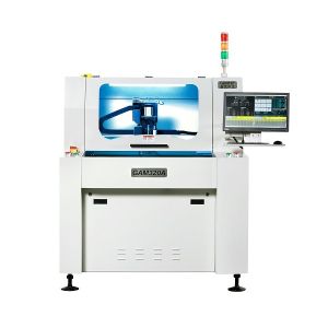 China Genitec Vision-Aided Twin Table Offline PCB Router Machine GAM320A on sale