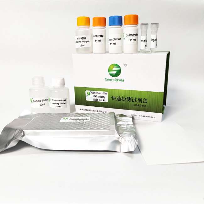 H5N1 Avian Influenza Rapid Test Kit ELISA Rapid Anti Body For Poultry 96 Wells/Kit
