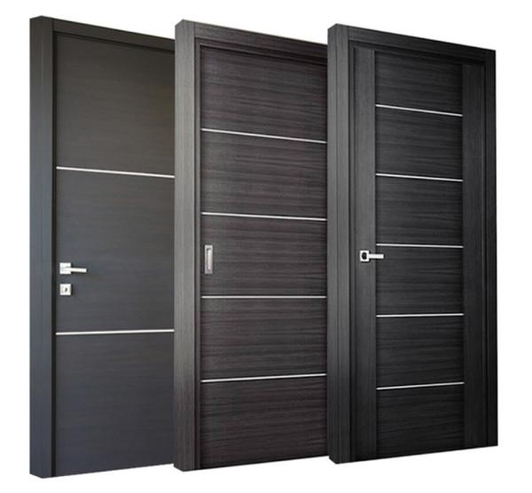 Teak Bedroom Solid Core Composite Door Plywood Modern Wood Interior MDF
