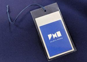  Personalized Clothing Hang Tags For Garments Gifts / Recyled PVC Labels Manufactures
