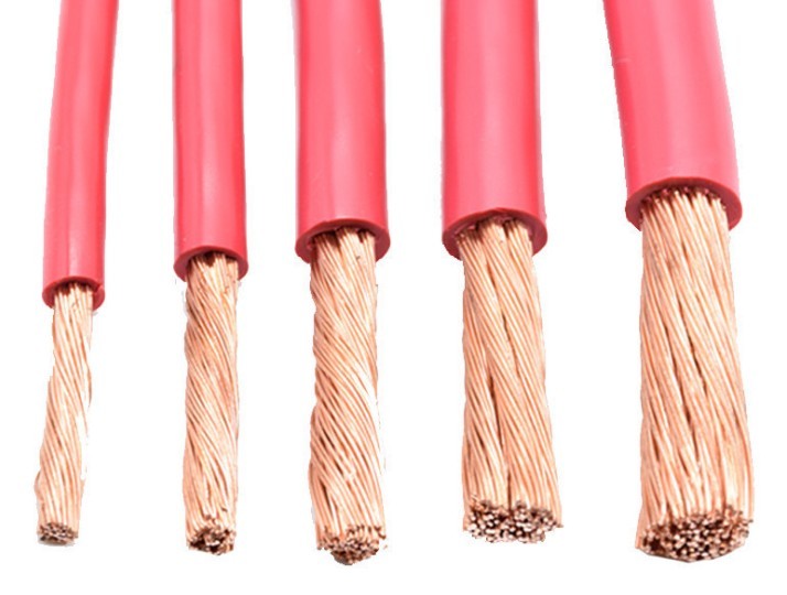 Red CU BVR PVC Insulated Cable 2.5mm-300mm Flexible Copper PVC Wire