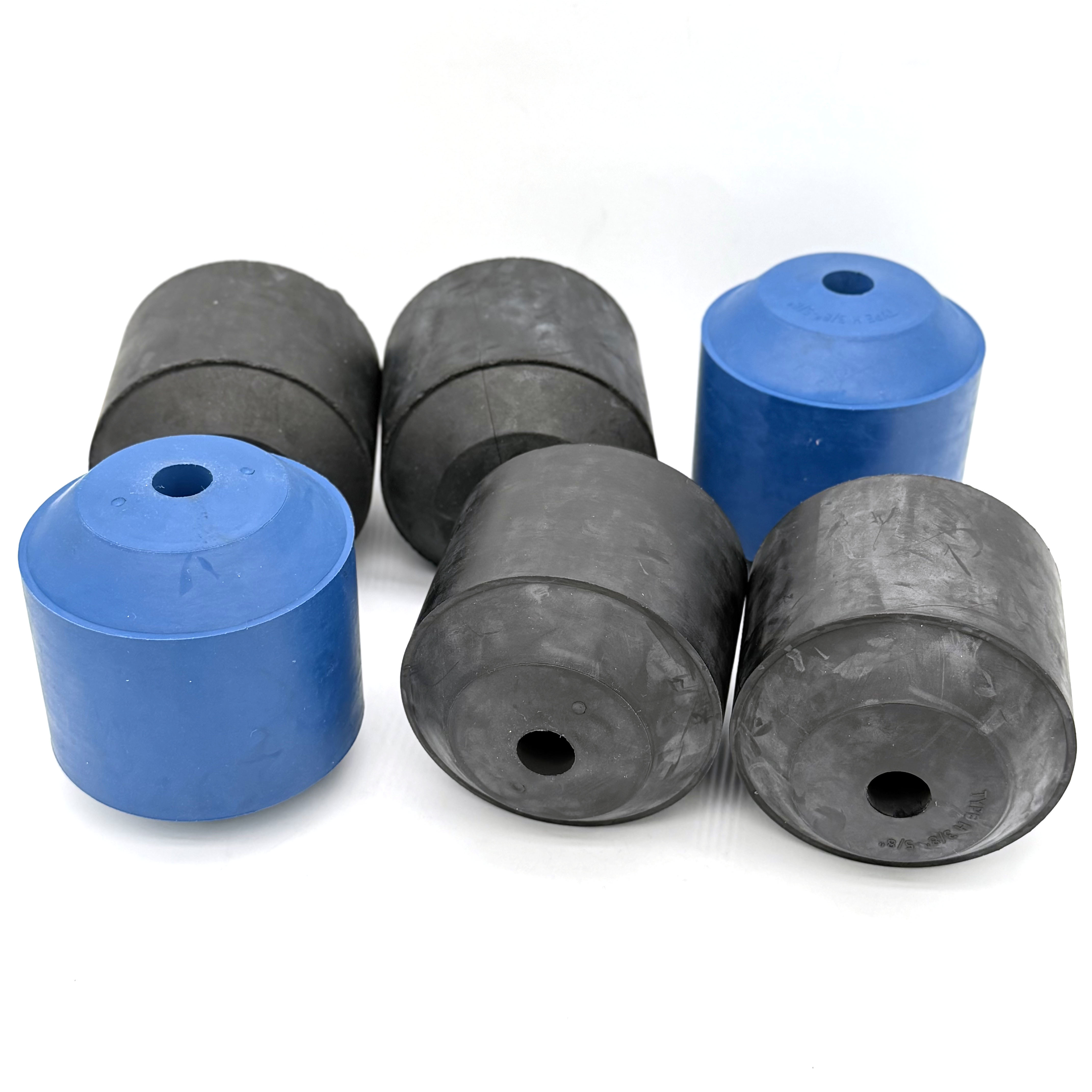 40 To 60 Shore A 3/8'' To 5/8'' H Type Oil Saver Rubber Black And Blue Color