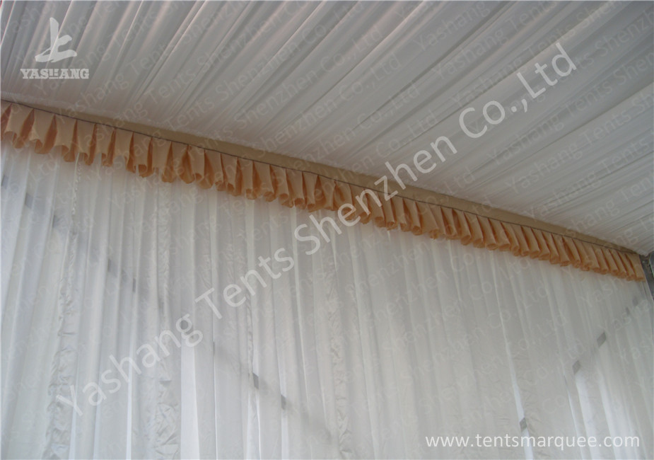 Transparent PVC Windows Hard Aluminium Frame Tents , metal frame tent 15m by 30m