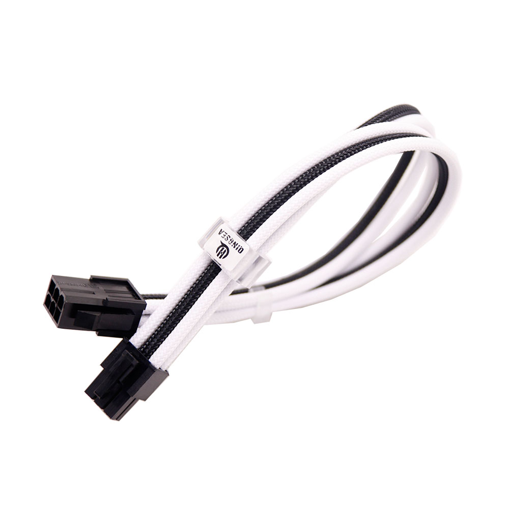 Sleeved Braided Extension PC Adapter PSU Extension Cable Motherboard Electric Cable Female Male Cable Length 18AWG 30cm