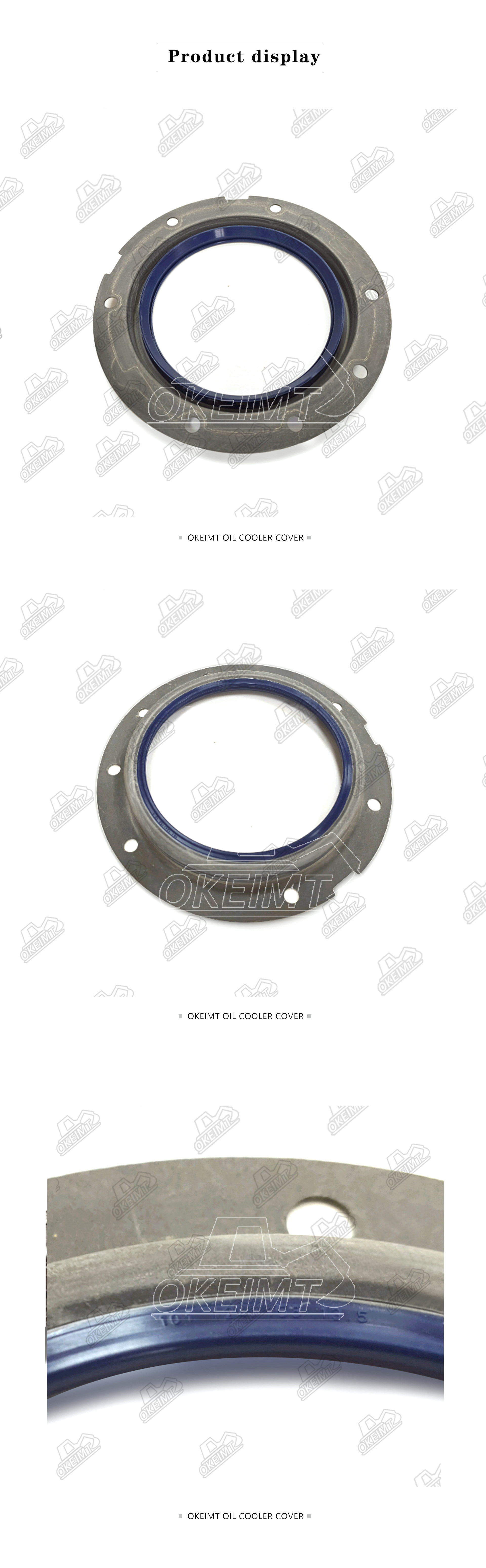 ME017240 Dust Ring For Mitsubishi 6D34 Crankshaft Back Oil Seal Parts