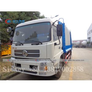 Dongfeng Tianjin 4X2 12cbm 14cbm Compression Garbage Truck