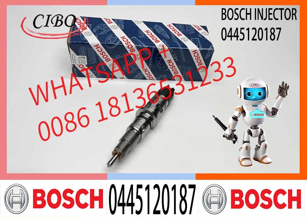 High Quality Diesel Fuel Injector 0 445 120 187/ 0445120187 For Cumminus With Its Nozzle DLLA145P2144