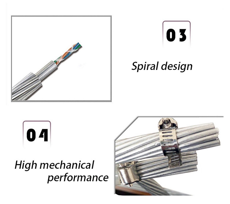 24B1 OPGW Fiber Optic Cable 24 Core 36 Core 48 Core 12 Core 50 150 Cross Section Power