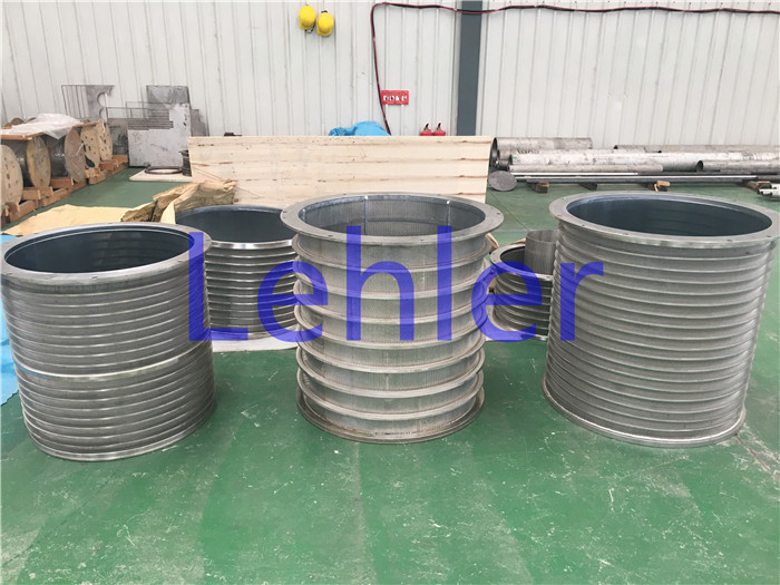 PSB-450 Wedge Wire Screen , High - Precision 100 Mesh Strainer Basket