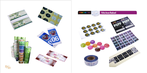 Mix Color Paper Box Packaging Corrugated Foldable Hot Stamping Embossing Process