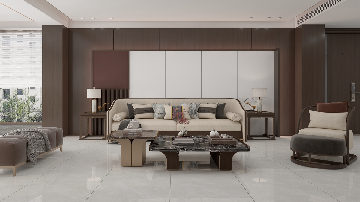 600x1200 Wall Tiles Porcelain Glaze Tiles Bath Tile Marble Looks Polished 600 x 1200