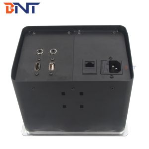Conference Desktop Power Sockets , Pneumatic Table Pop Up Socket Box
