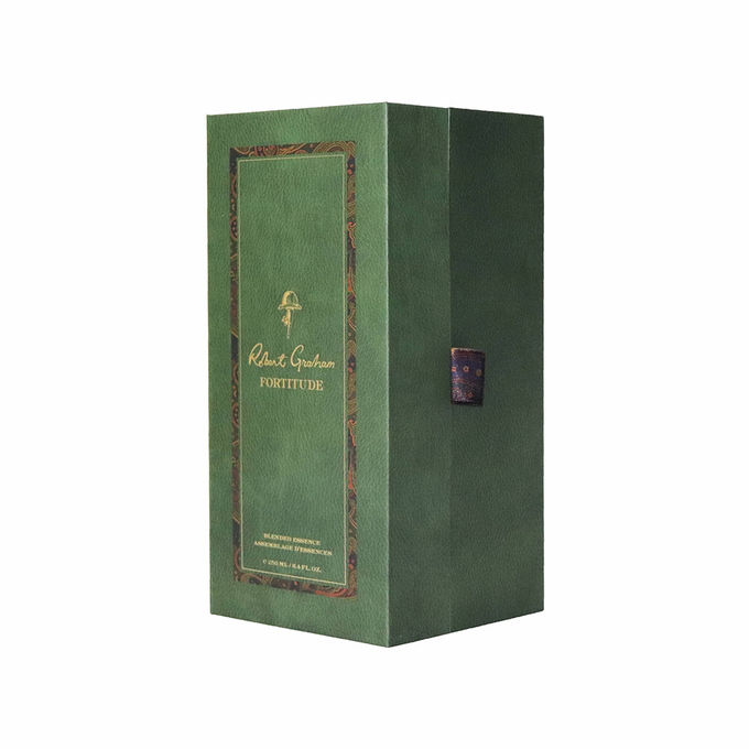ISO9001 Certified Acrylic Lined Cologne Gift Box , Magnetic Flap Box 12*12*25cm
